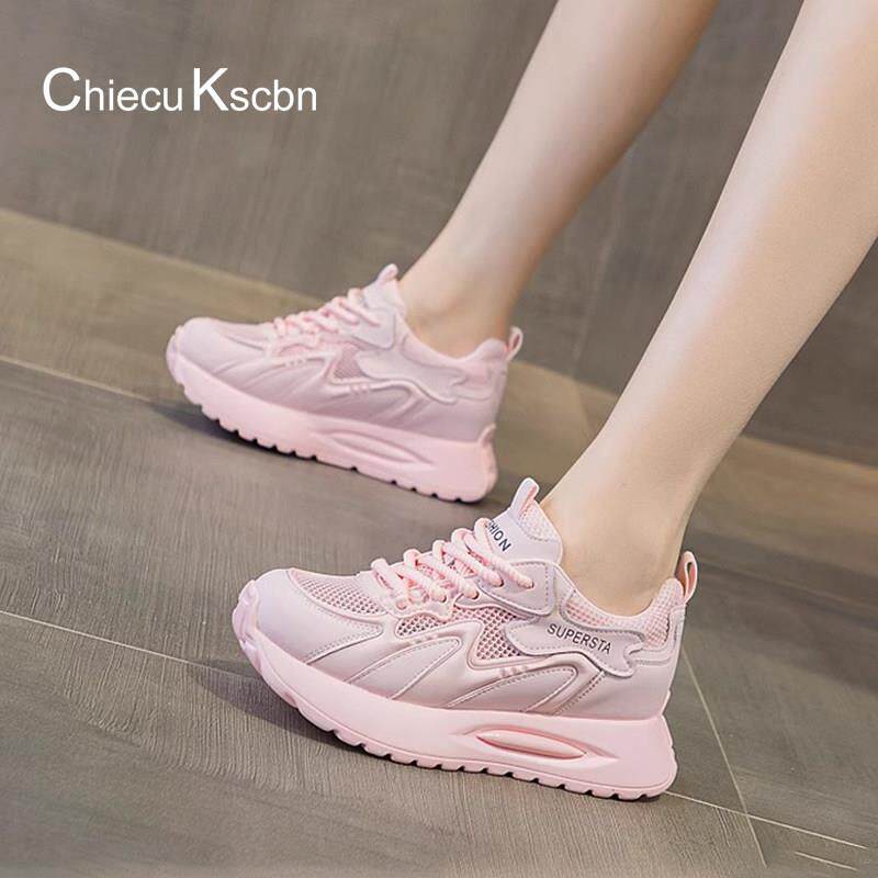 Chiecu Kscbn品牌女鞋夏季透气老爹鞋女2025新款薄款运动休闲鞋