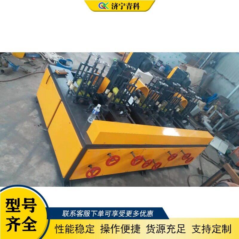 台式不锈钢方管抛光机 带钢条板条打磨拉丝机 矩形管方钢抛光机