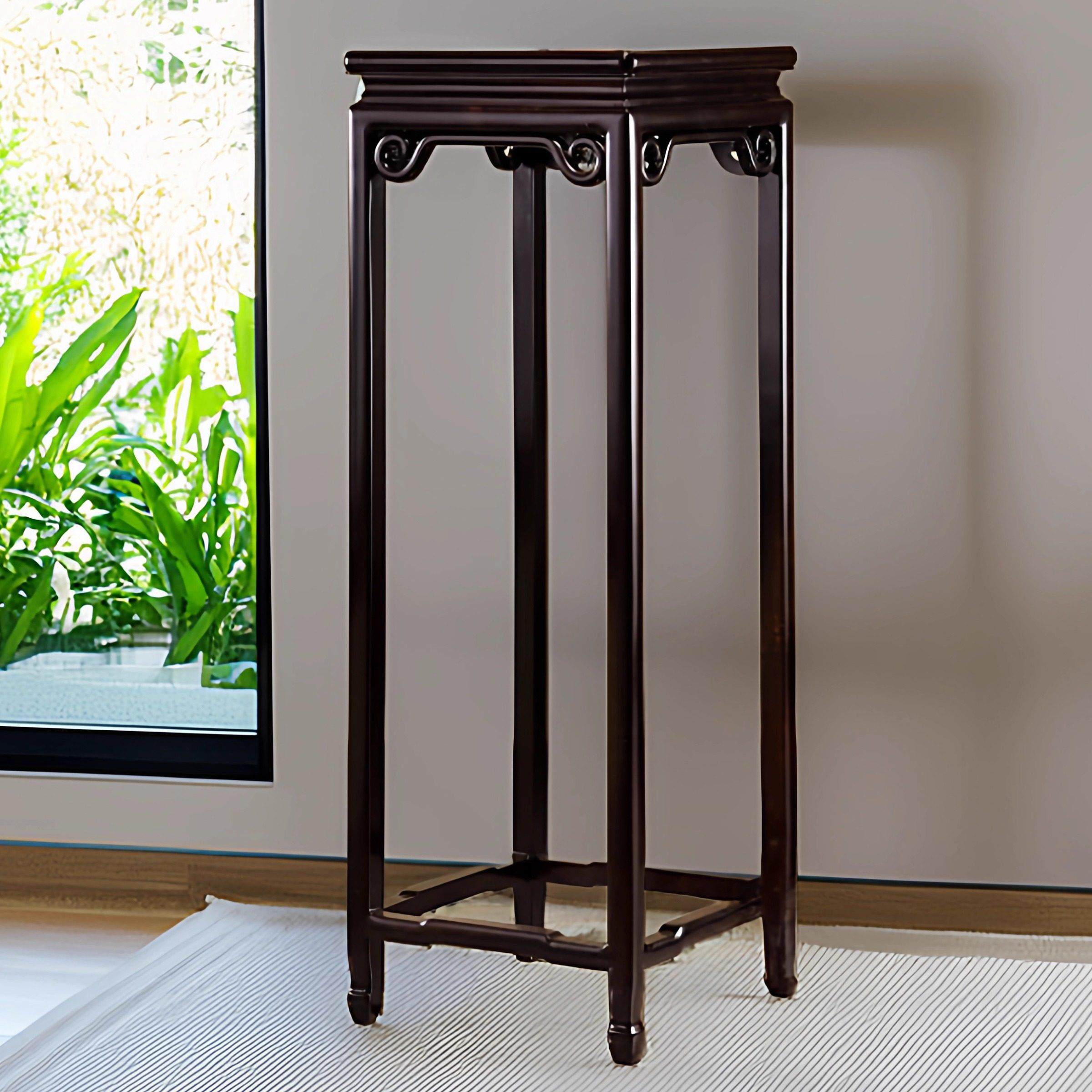 苏作古典红木家具紫光檀花架中式明式花几花盆香几架角几置物架子,住宅家具,红木边桌几类,淘宝优惠券,粉丝福利购,淘宝优惠卷