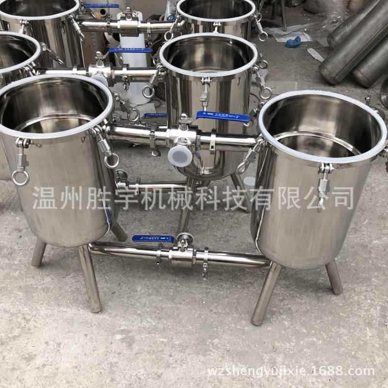 S双联过器不锈钢滤不锈钢篮过滤级卫生SY-SL-T0滤篮式双联过滤器
