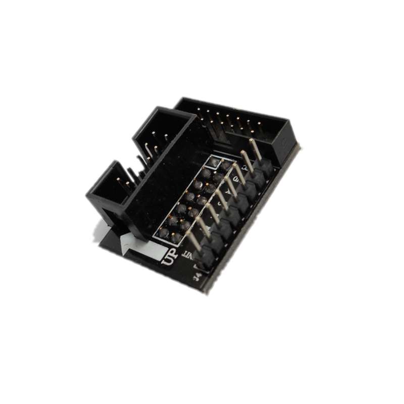 赛灵思仿真器转接板 XILINX下载器JTAG适配器14P 2.54mm 转2.00