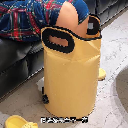 家用养生泡脚桶便携可折叠高深过小腿加厚熏蒸保温足浴桶女洗脚盆