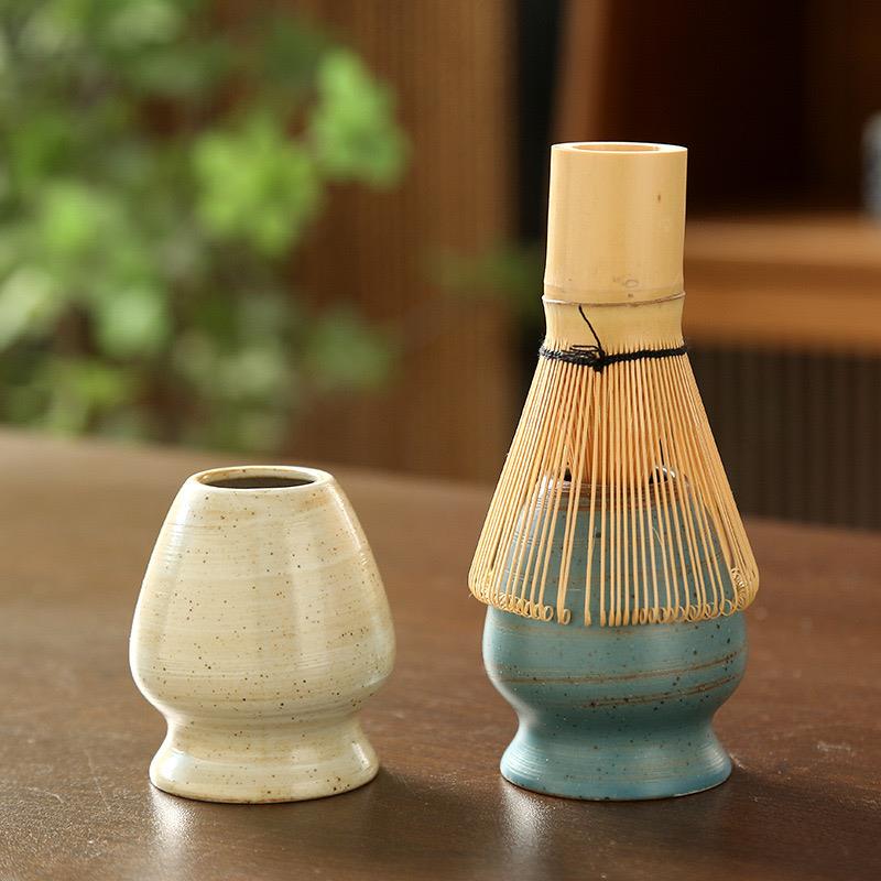 【打抹茶工具】抹茶碗抹茶刷日本点茶碗抹茶杯粉碗茶筅立套装