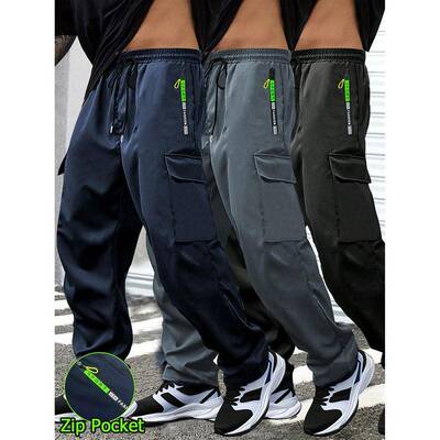 Women's Cargo Joggers  Women's Zipper Pocket Cargo Pants