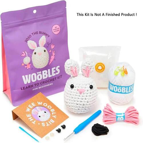 Beginner DIY Set Crochet Kit with Crochet Hooks Yarn Set