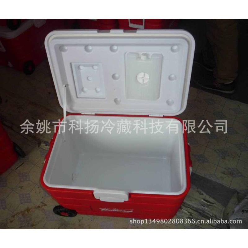 40L升配轮子钓箱 便携式 户外酒店餐饮冷链拉杆保温箱冷藏箱PU