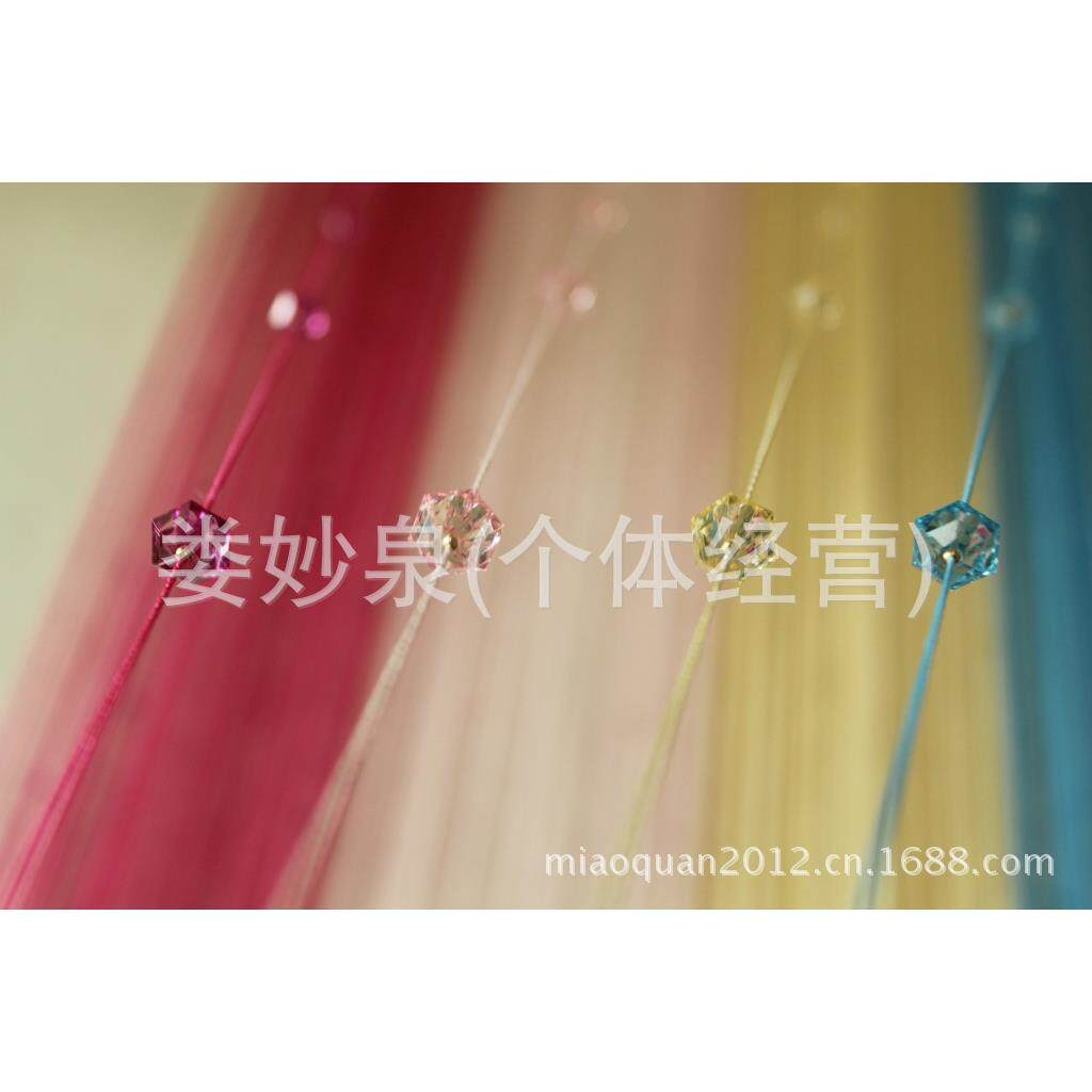厂家各类线帘门帘挂帘隔断压克力水晶珠线帘40颗珠成品免打孔