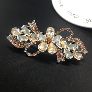 大号半扎发夹脑后勺发卡女士高端夹子气质妈妈顶夹一字夹发饰头饰