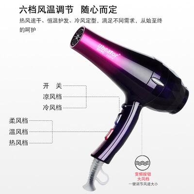 新款直销优必通8690#大功率2400W发廊专用电吹风现货