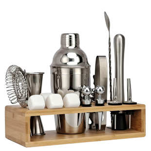 雪壶入门家用手摇全套克工专不锈钢鸡尾酒杯器具器套装业调酒调酒