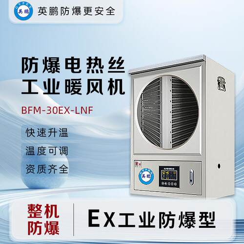 英鹏防爆工业取暖器、暖风机速热电暖气电热丝暖风机BFM-6EX-LNF