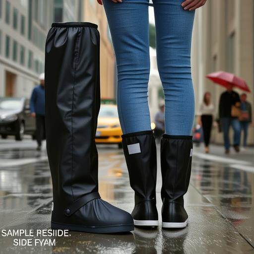 骑行高筒防雨鞋套户外加厚防水雨靴鞋套雨天用男女款防滑耐磨防沙