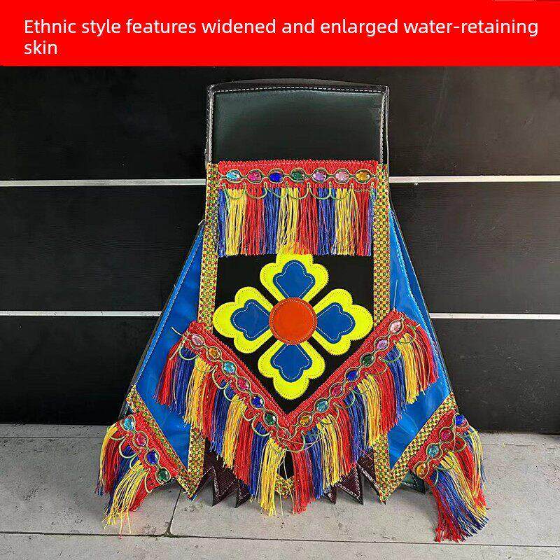 通用摩托车后挡水皮革挡泥板挡泥板加厚及加长藏式大凉纹