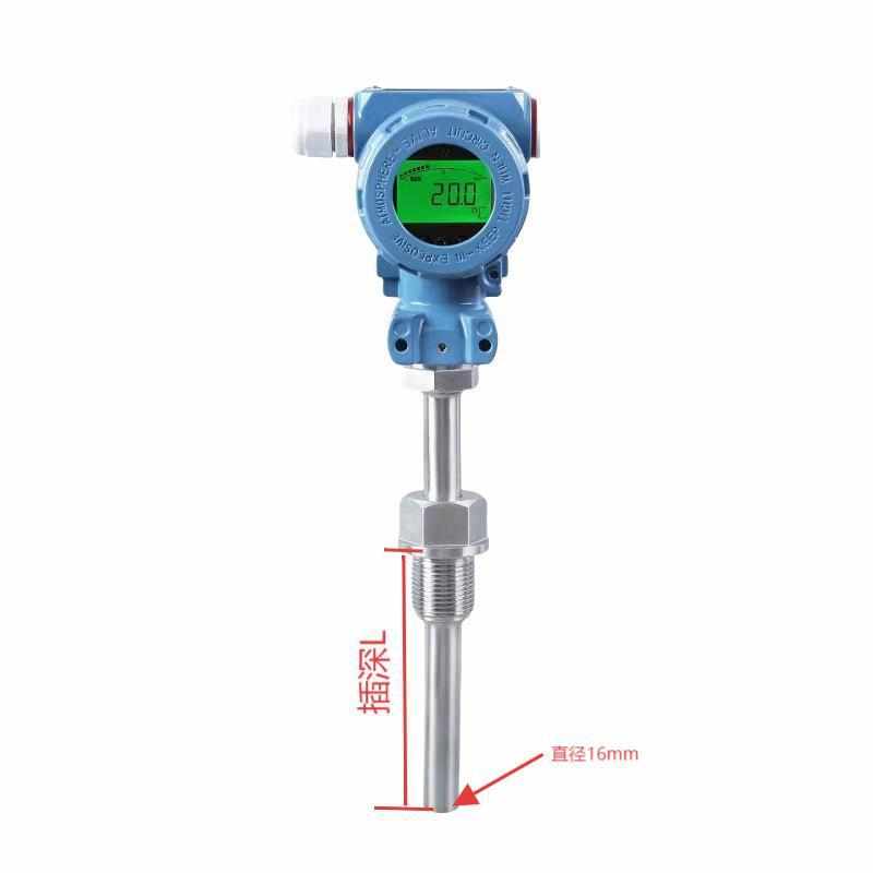 合肥上仪SBWZ-2480/230/231温度变送器4-20mA数显L=200mm0-250℃