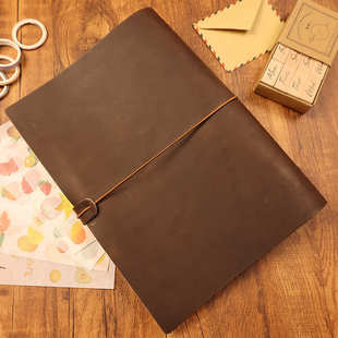 记事本日志工作复古牛皮本护眼 活页 便携笔记本b5纸张计划