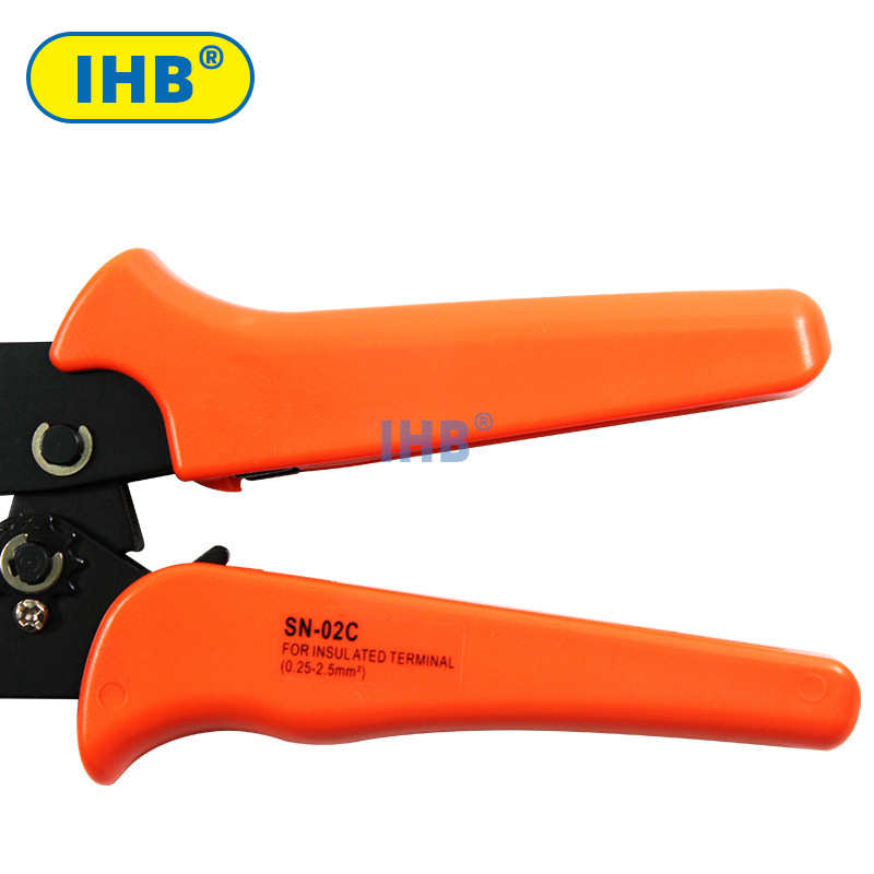 压线钳端子钳 多功能冷压夹线棘轮式 手动高硬度 SN-02C压接钳