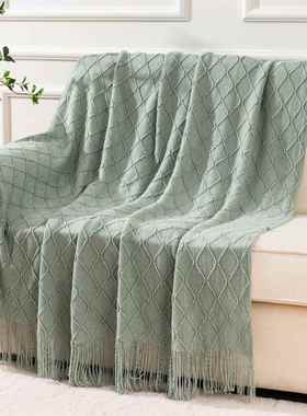 Battilo Throw Blanket Knitted Throws Sofa Blankets Bed Plaid