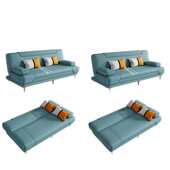 多功能折叠沙发床两用小户型简约猫抓皮家用客厅公寓懒人可躺可睡