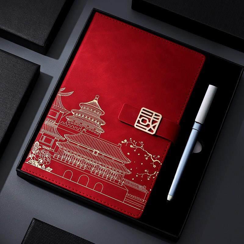 中国潮故宫A5笔记本子商务办公B5日记本文艺精致加厚覆古送礼品会