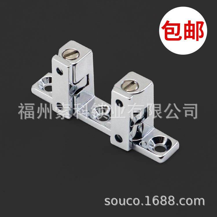 双开衣柜可调节扣锁工业家用MX07-7锌合金双门碰珠卡扣箱柜门碰锁