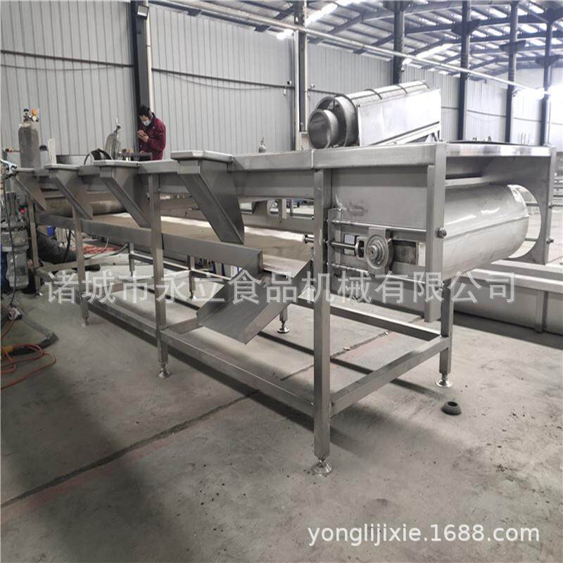 口味虾摆虾台虾尾人工剥虾操作台西红柿双层输送线不锈钢案板
