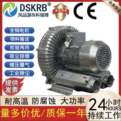 DSKRB气环式真空泵510S-4380V1.5KW污水曝气真空吸附气环漩涡式