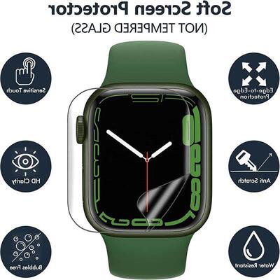Soft Hydrogel Screen Protector Film For Apple Watch 7 6 SE