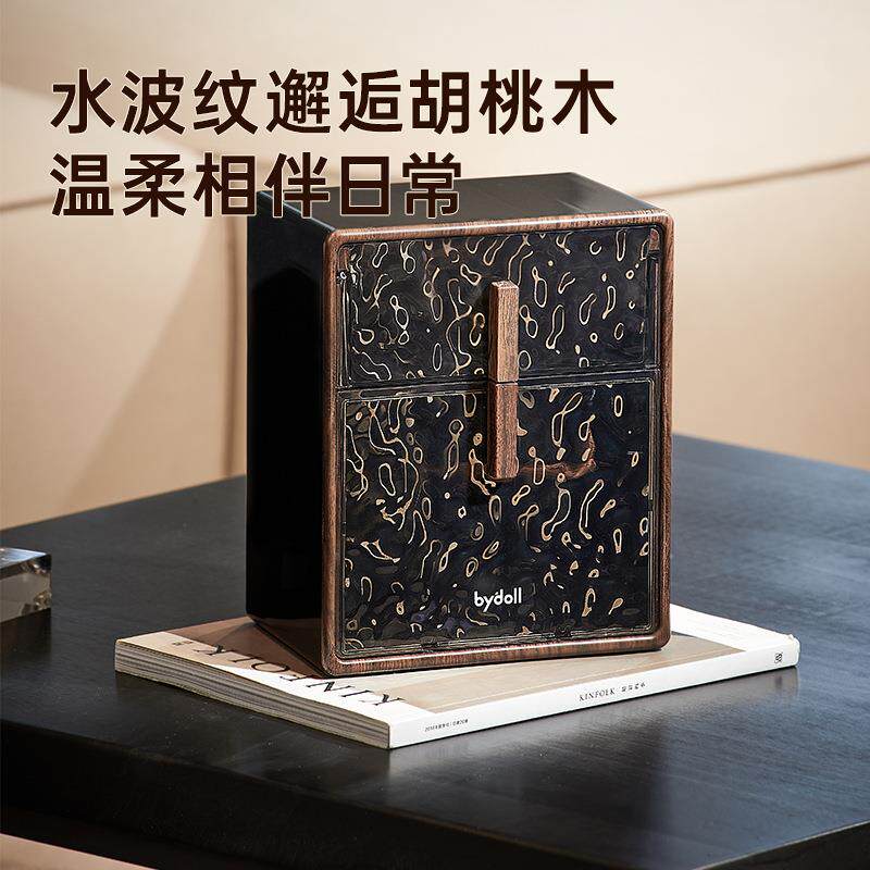 厕所卫生纸盒复古壁挂式抽纸盒洗脸巾收纳浴室高颜值纸巾置物架