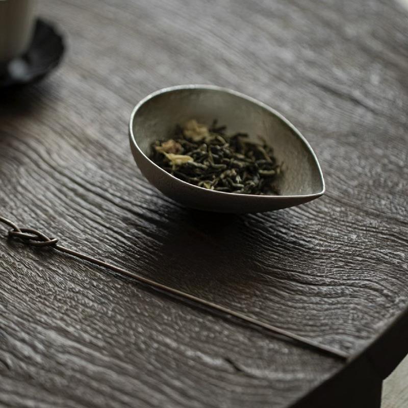 宜zt-cz室茶话复雅古手工做配旧紫铜茶拨茶器物家高用茶勺端茶则图片