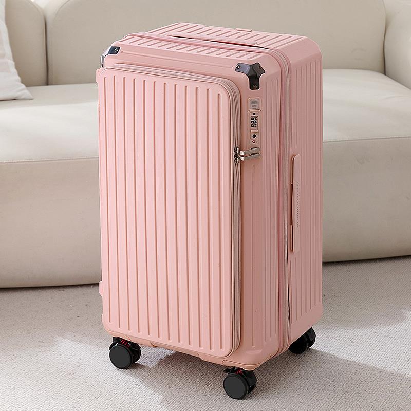 高档旅大前开口大容量行李箱女2025新款箱扩容拉杆32密寸侠码旅行