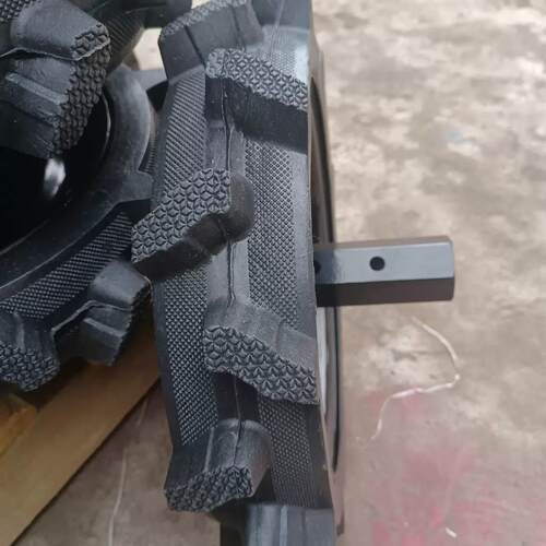 微耕机实心轮胎加厚钢圈400-8耕地机350-6尾轮防滑高耐磨实心胎