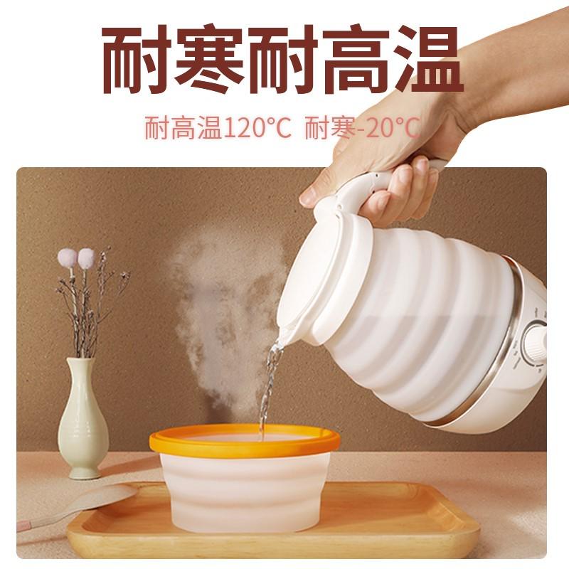 泡面硅胶折叠碗户外便携式露营野餐环保耐高温压缩碗旅行餐具套装