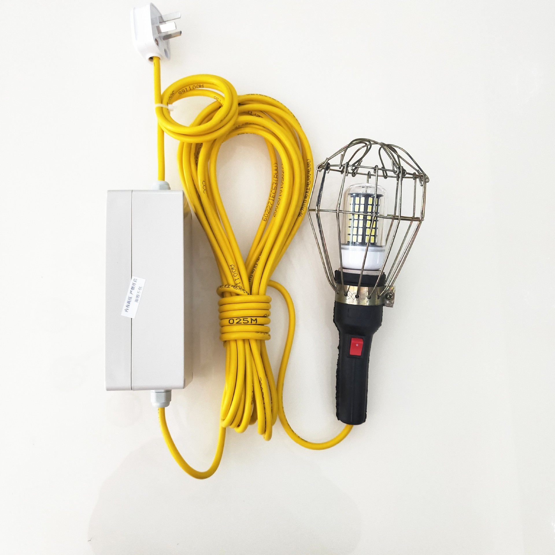 LED行灯低压维修灯220V转12V24V36V自带变压器工作灯灯头