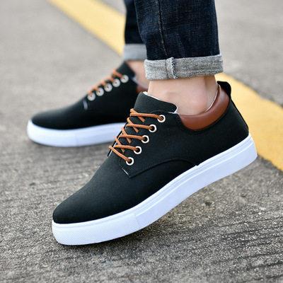 Men casual sport canvas shoes boy Sneakers Large size 46 48
