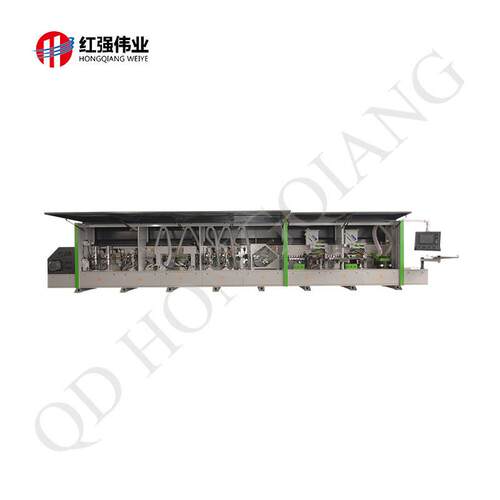 全机自动封边双胶锅双抛双精修双上胶锅封高速封边边光机PUR封边