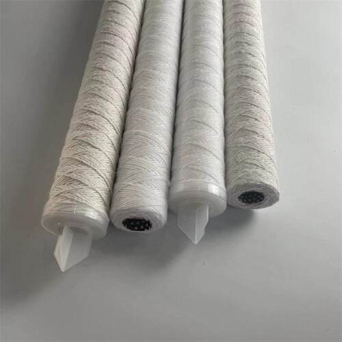 定制水处理过滤器棉芯水处理电镀液冲板棉滤芯20寸工业电镀线绕滤