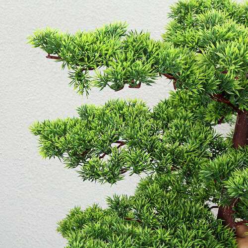 人造仿真迎客松罗汉松假树造景装饰大型仿真绿植室内客厅绿植盆栽