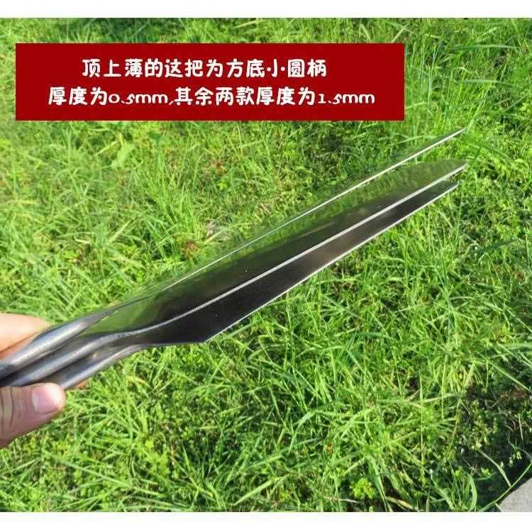 新款直销不锈钢砖刀镜面不生锈建筑瓦泥工工具大小砌墙砍砖黑白单