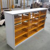 书儿童钢木架儿钢木书架单双面防火童书源头厂家板架品质优良批量