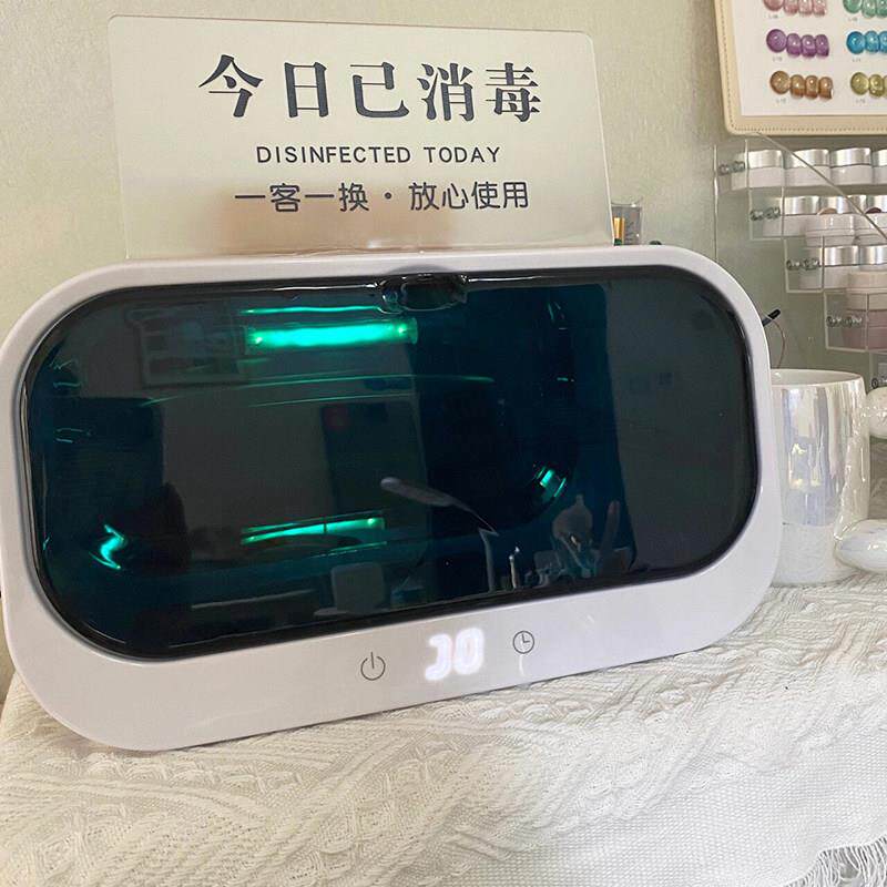 美甲店消毒柜工具盒小型机美容院采耳纹绣理发美发剪刀毛巾紫外线