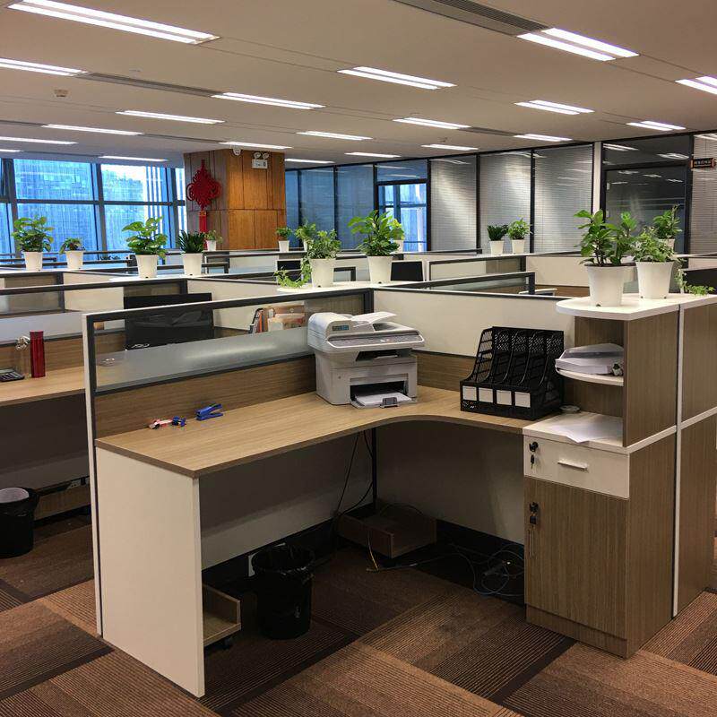 位办公桌人厦门家具位屏风工作桌4人办公职员组合隔断卡位电脑桌2