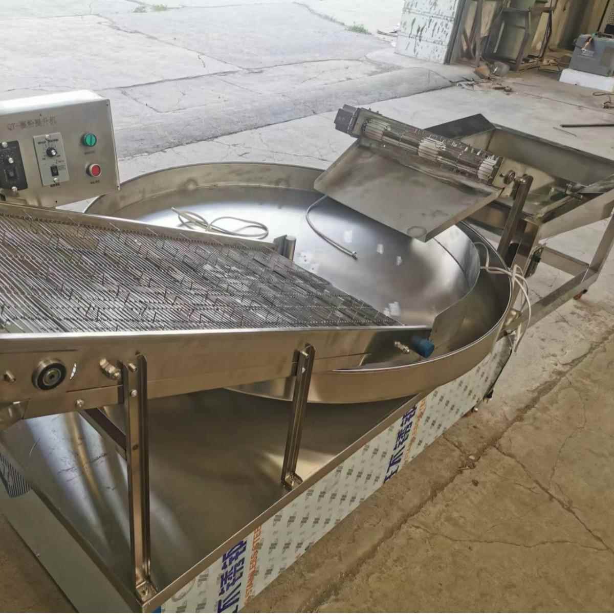 大量供应裹粉机上芝麻机麻饼月饼裹粉机摆盘机