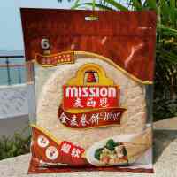 Mission Tortilla Wraps, Whole Wheat, 6 pieces of various flavors thumbnail 7