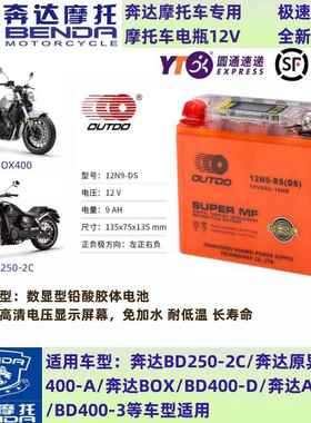 适用奔达灰石300金吉拉300/450原驰兽FUN2黑旗500/BOX400锂电电瓶