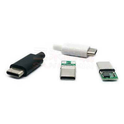 Type-c诱骗器5v9v12v20v拉伸公头PCB板PD诱骗带平板电脑转接头16P