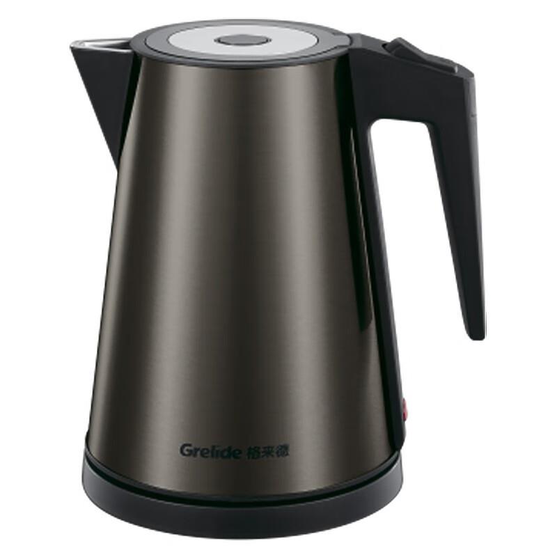 格来德 （Grelide）烧水壶D2212电热水壶304不锈钢酒店1.2升电水