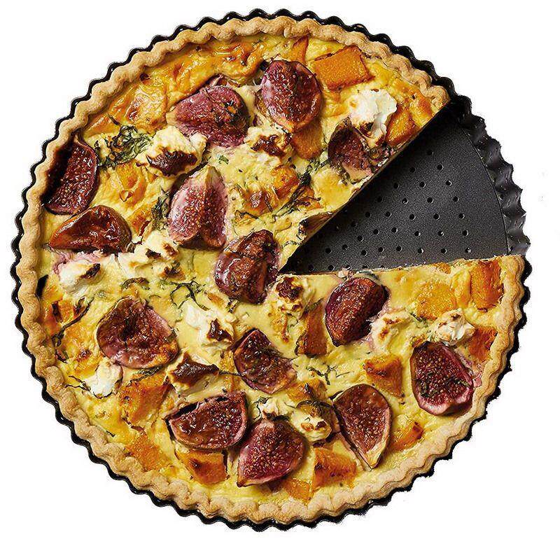 德国进口食品不粘涂层烘焙蛋糕模具 pizza披萨盘圆烤盘波浪边浅盘