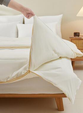 蚕AFLB拉链款二合一子母被丝被全棉被子被芯冬被加季厚保暖类四被