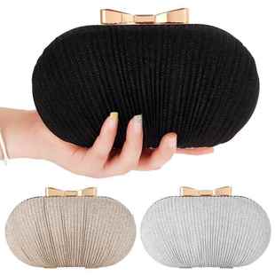 Wedding Bridal Clutch Handbag Women Evening Party Bag Chain