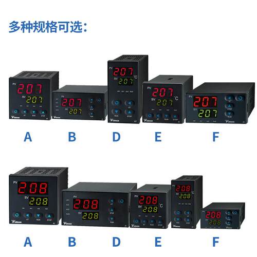 厦门宇电PID智能数显温控器仪表AI-208D2L温度调节热电偶电阻输入